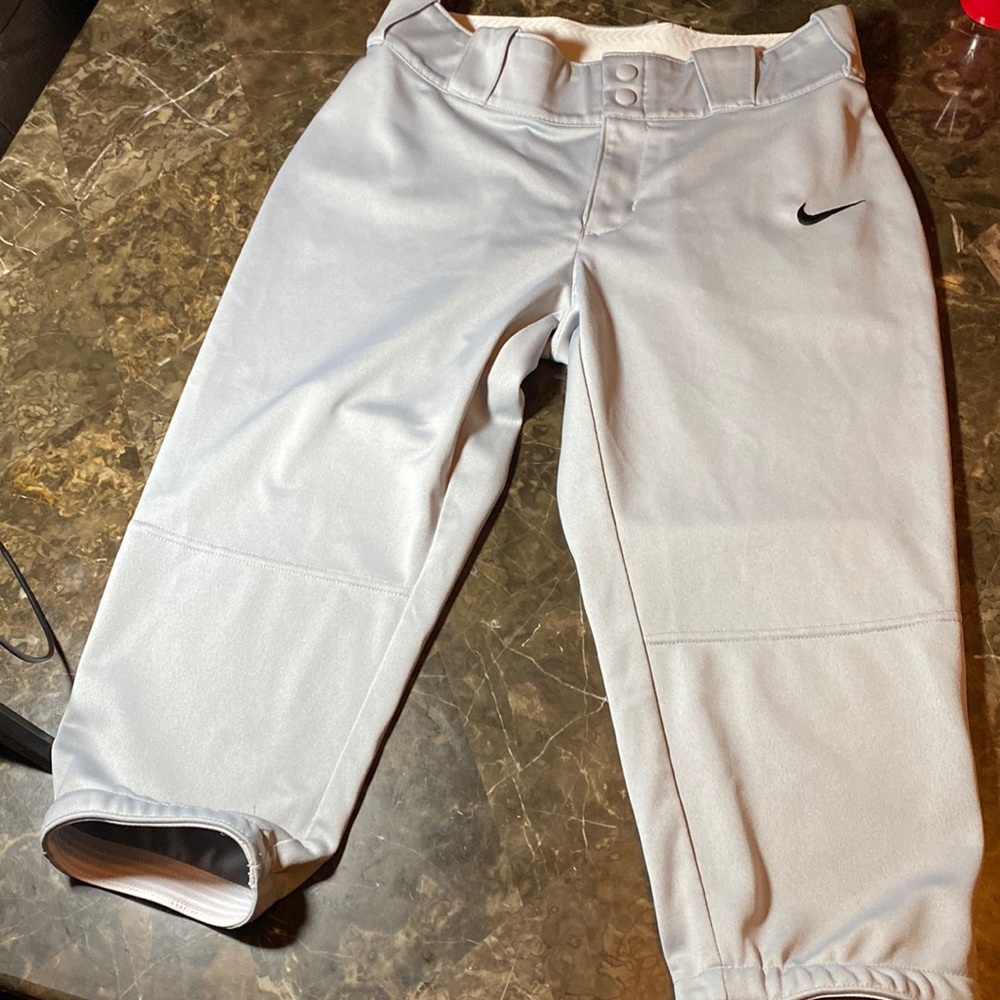 NWOT Nike youth medium baseball/softball pants-gray- MSRP $90 -brand new